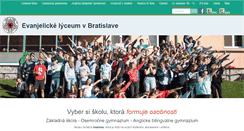 Desktop Screenshot of evlyceum.sk