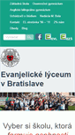 Mobile Screenshot of evlyceum.sk